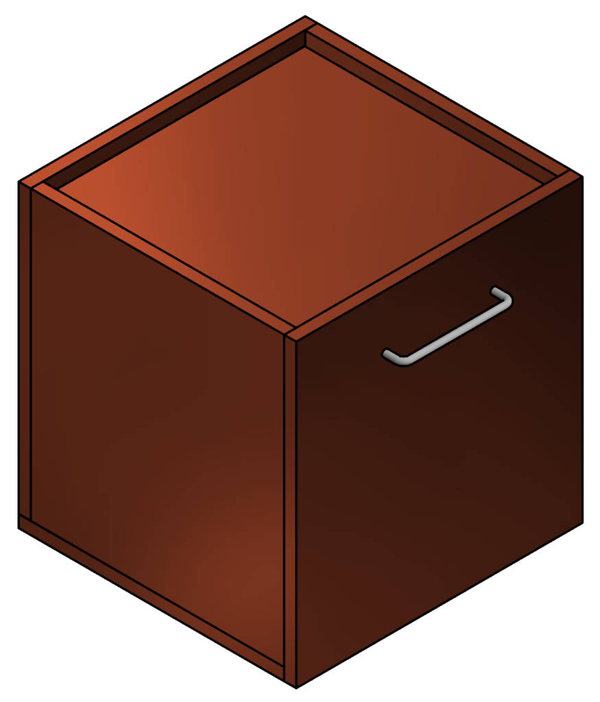 Hocker Melba, ongestoffeerd - Maatwerk